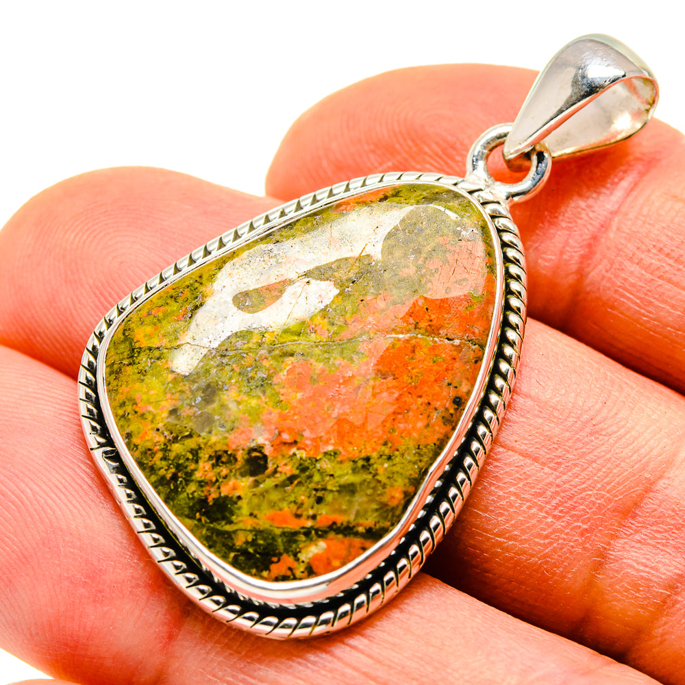 Unakite Pendants handcrafted by Anasilvercos - PD747944