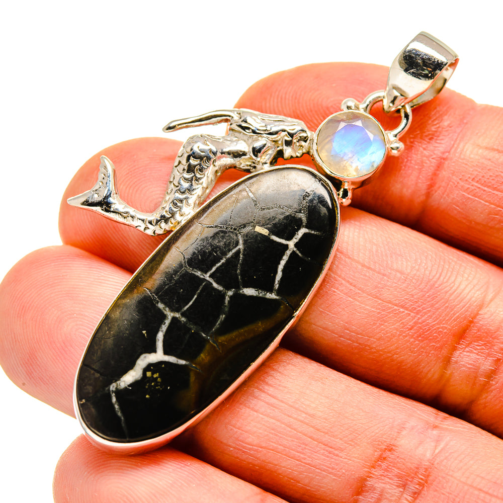 Septarian Geode Pendants handcrafted by Anasilvercos - PD748217