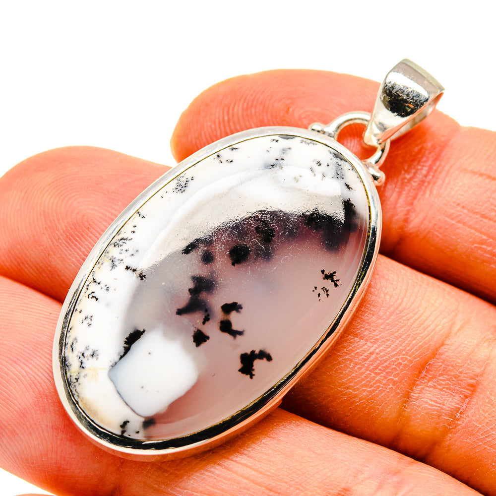 Dendritic Opal Pendants handcrafted by Anasilvercos - PD748252
