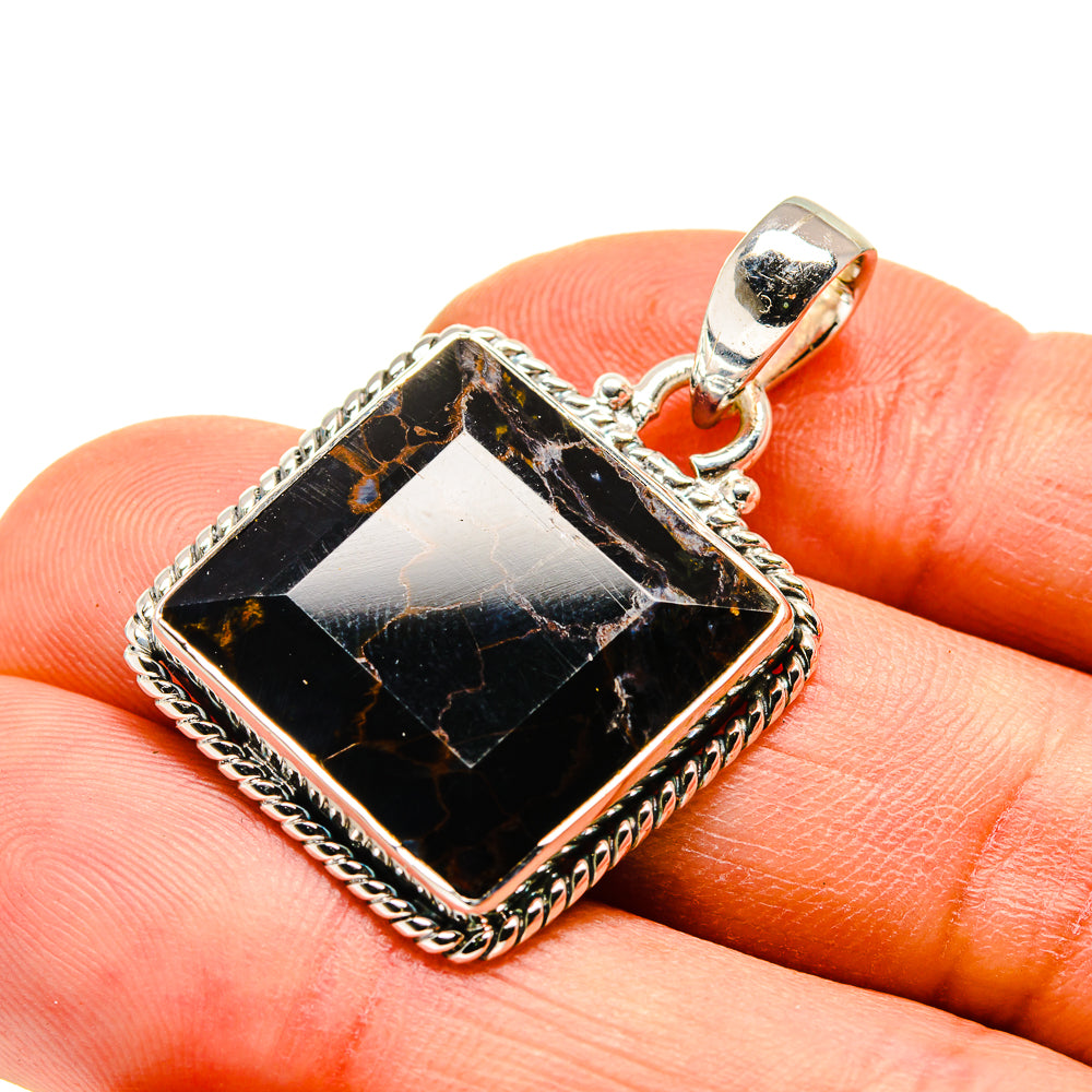 Golden Pietersite Pendants handcrafted by Anasilvercos - PD748269