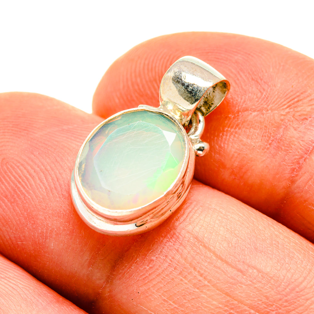 Ethiopian Opal Pendants handcrafted by Anasilvercos - PD748316