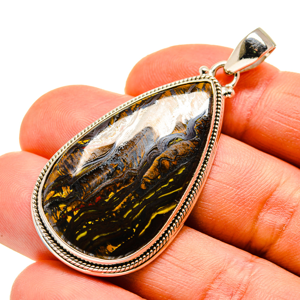 Pietersite Pendants handcrafted by Anasilvercos - PD748348