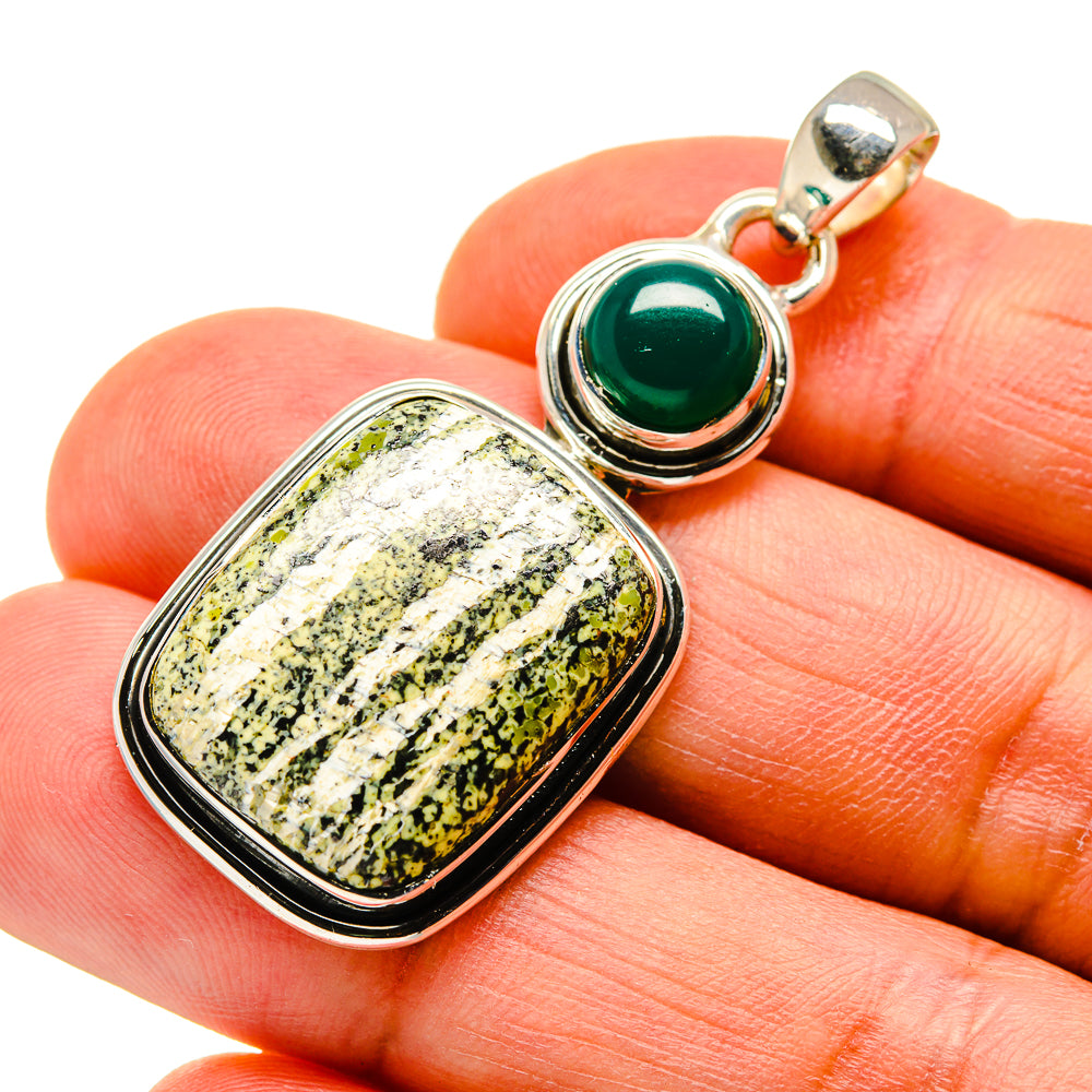 Lizard Jasper Pendants handcrafted by Anasilvercos - PD748361