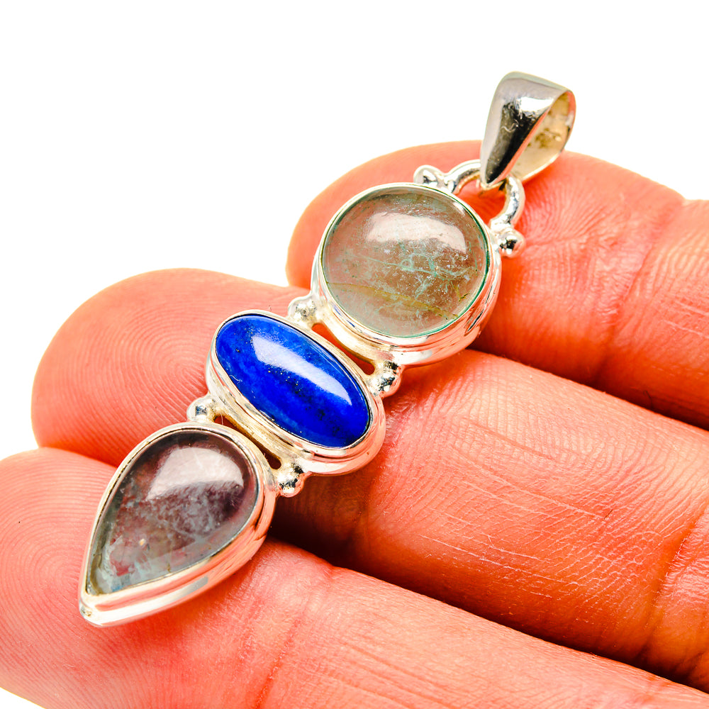 Lapis Lazuli Pendants handcrafted by Anasilvercos - PD748395