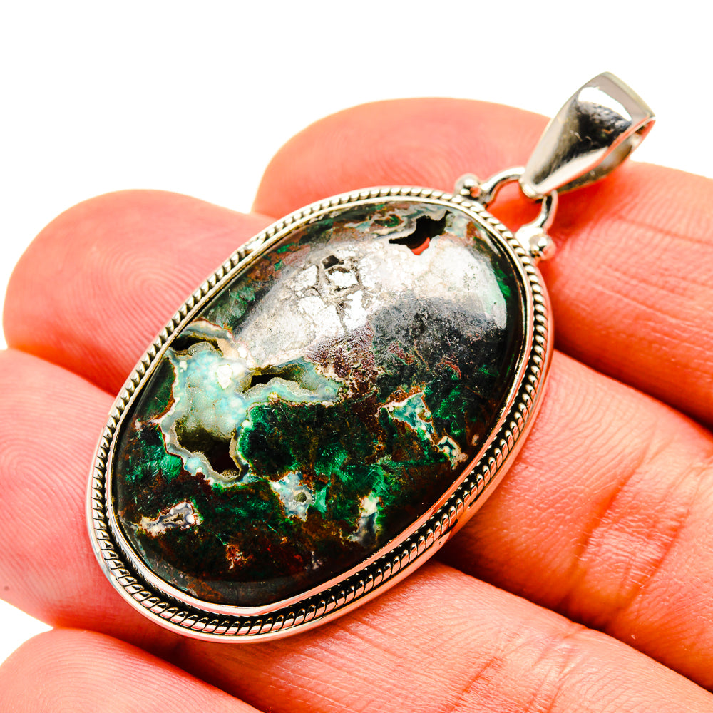 Chrysocolla Pendants handcrafted by Anasilvercos - PD748428