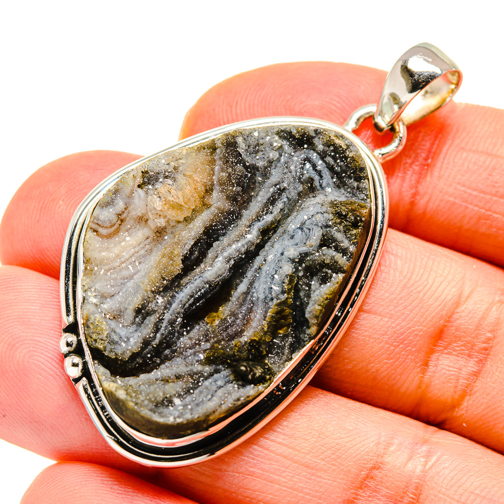 Desert Druzy Pendants handcrafted by Anasilvercos - PD748443