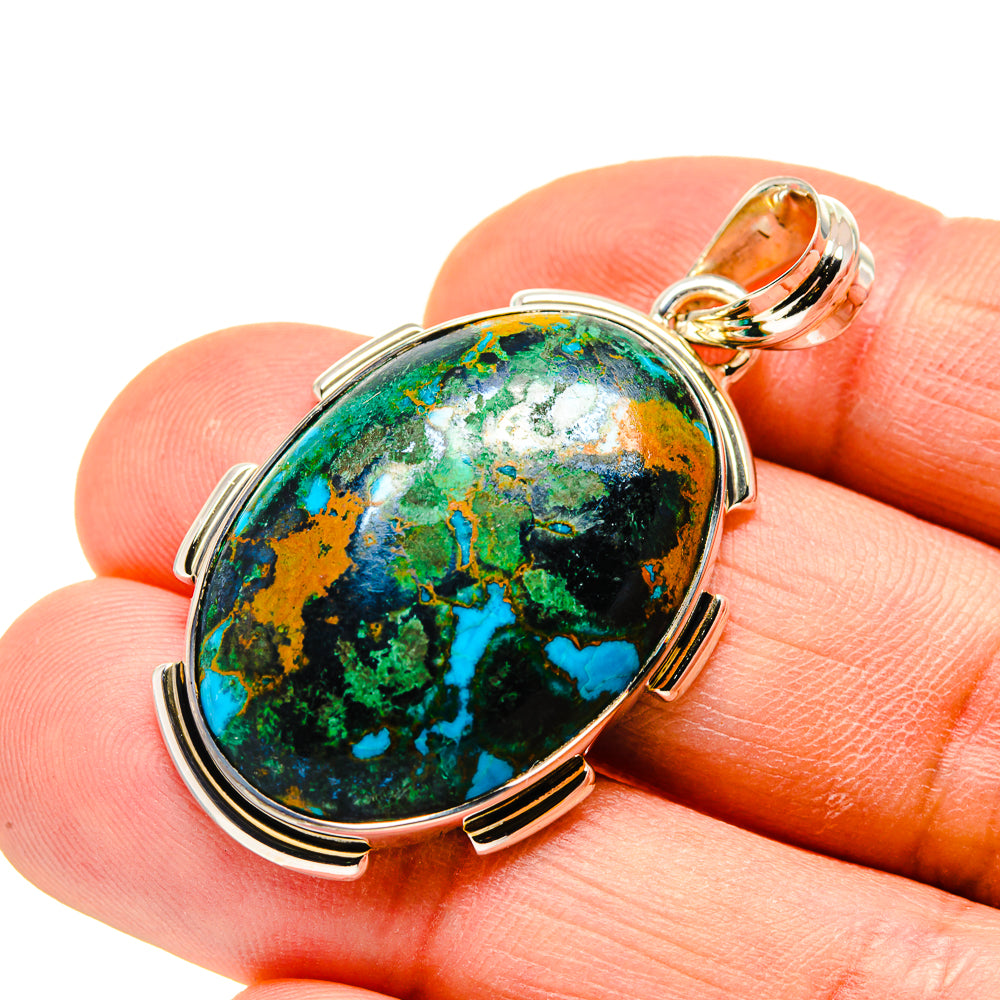 Chrysocolla Pendants handcrafted by Anasilvercos - PD748475