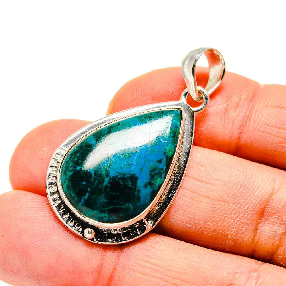 Chrysocolla Pendants handcrafted by Anasilvercos - PD748488