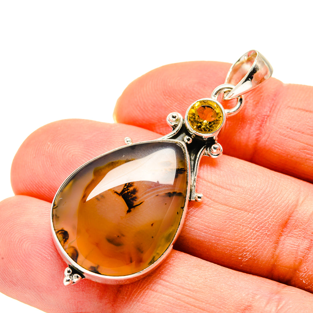 Montana Agate Pendants handcrafted by Anasilvercos - PD748528