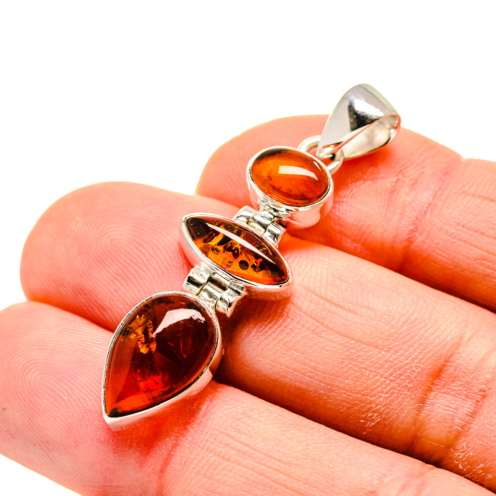 Baltic Amber Pendants handcrafted by Anasilvercos - PD748531