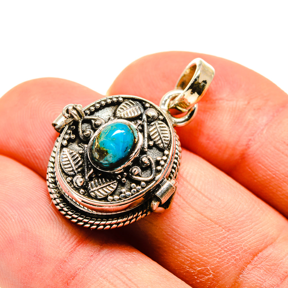 Arizona Turquoise Pendants handcrafted by Anasilvercos - PD748689