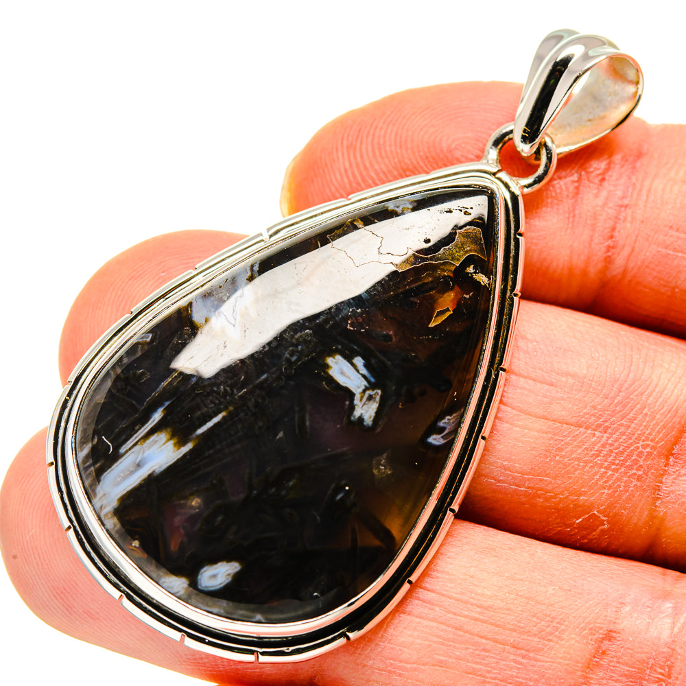 Turkish Tube Agate Pendants handcrafted by Anasilvercos - PD748725