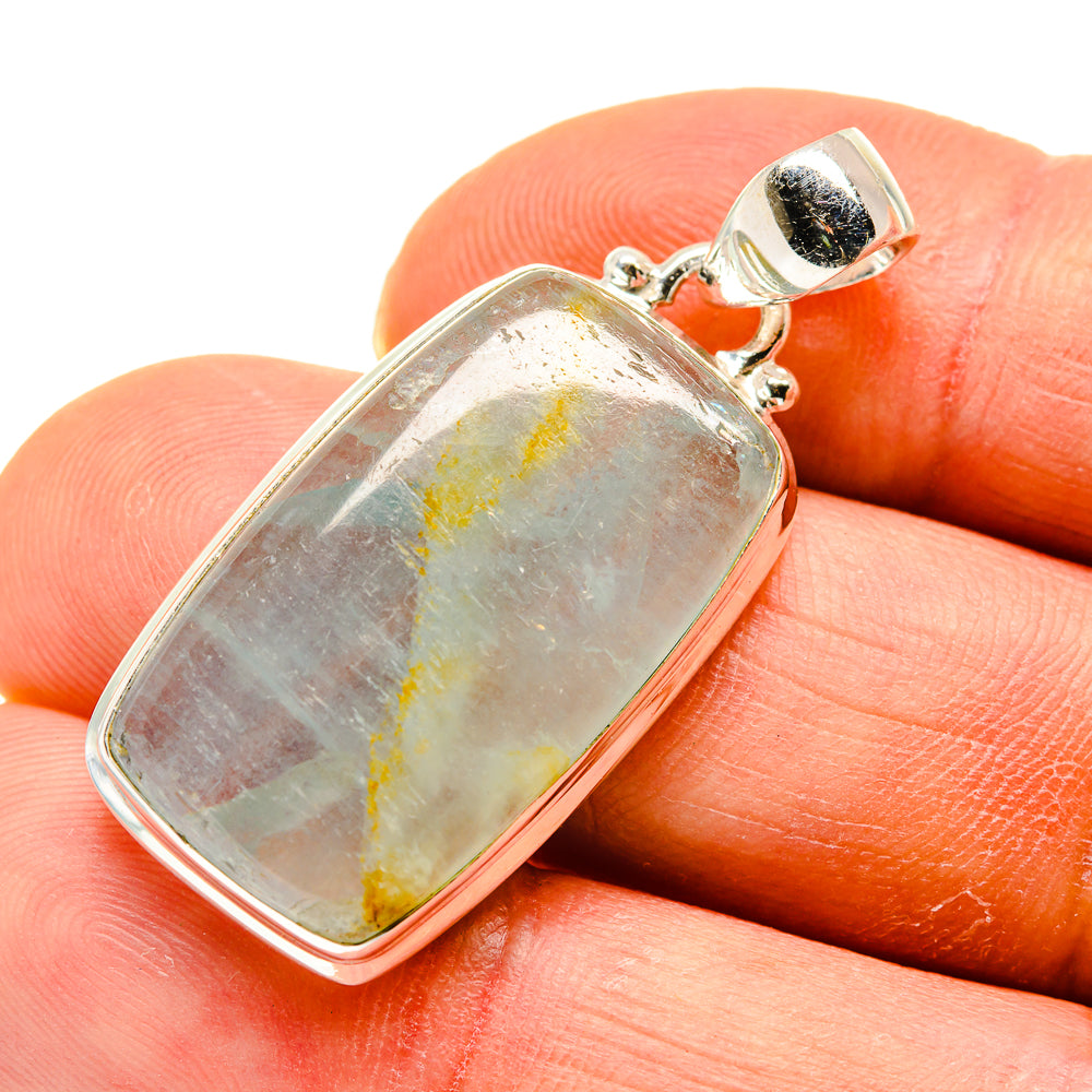 Blue Fluorite Pendants handcrafted by Anasilvercos - PD748748