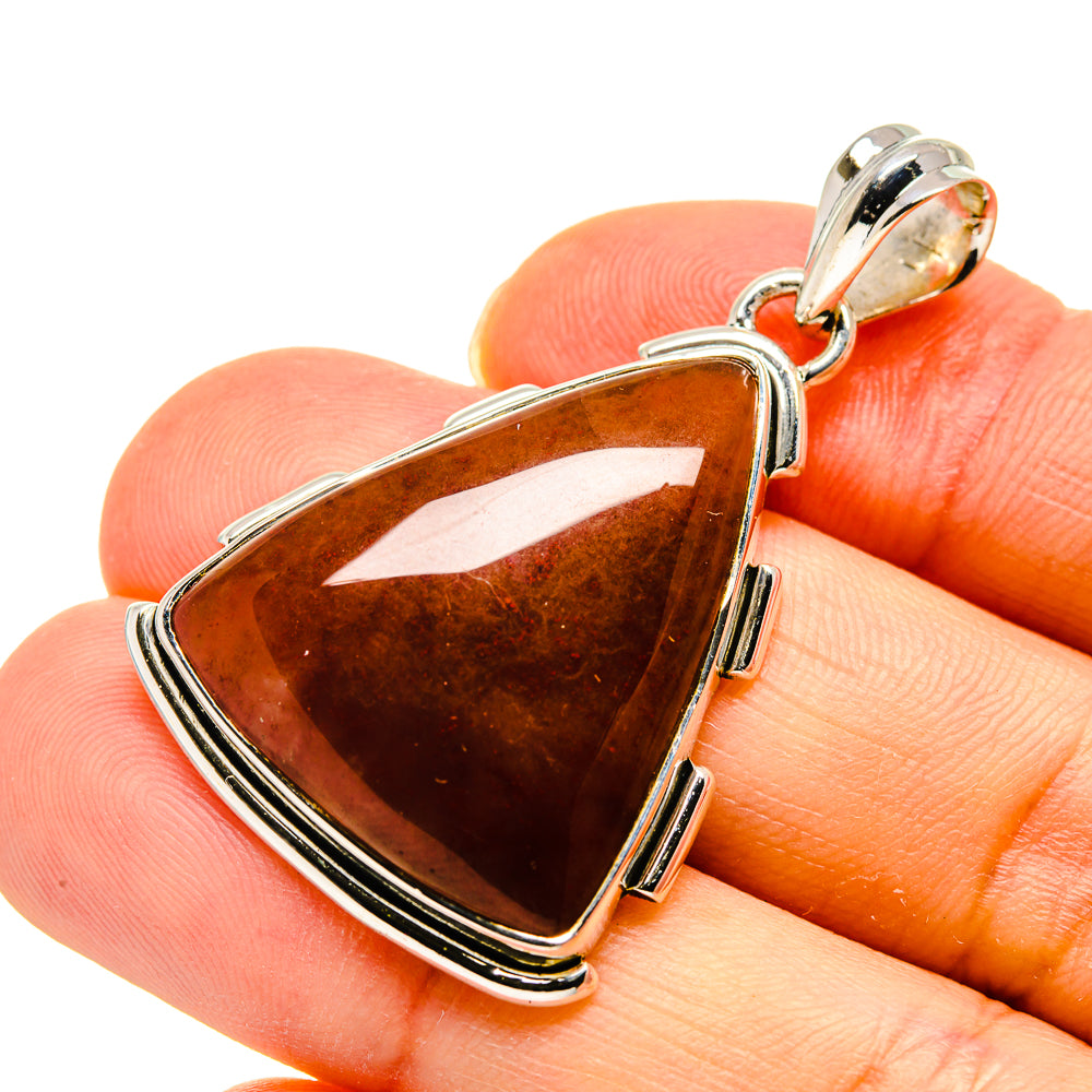 Orange Agate Pendants handcrafted by Anasilvercos - PD748826