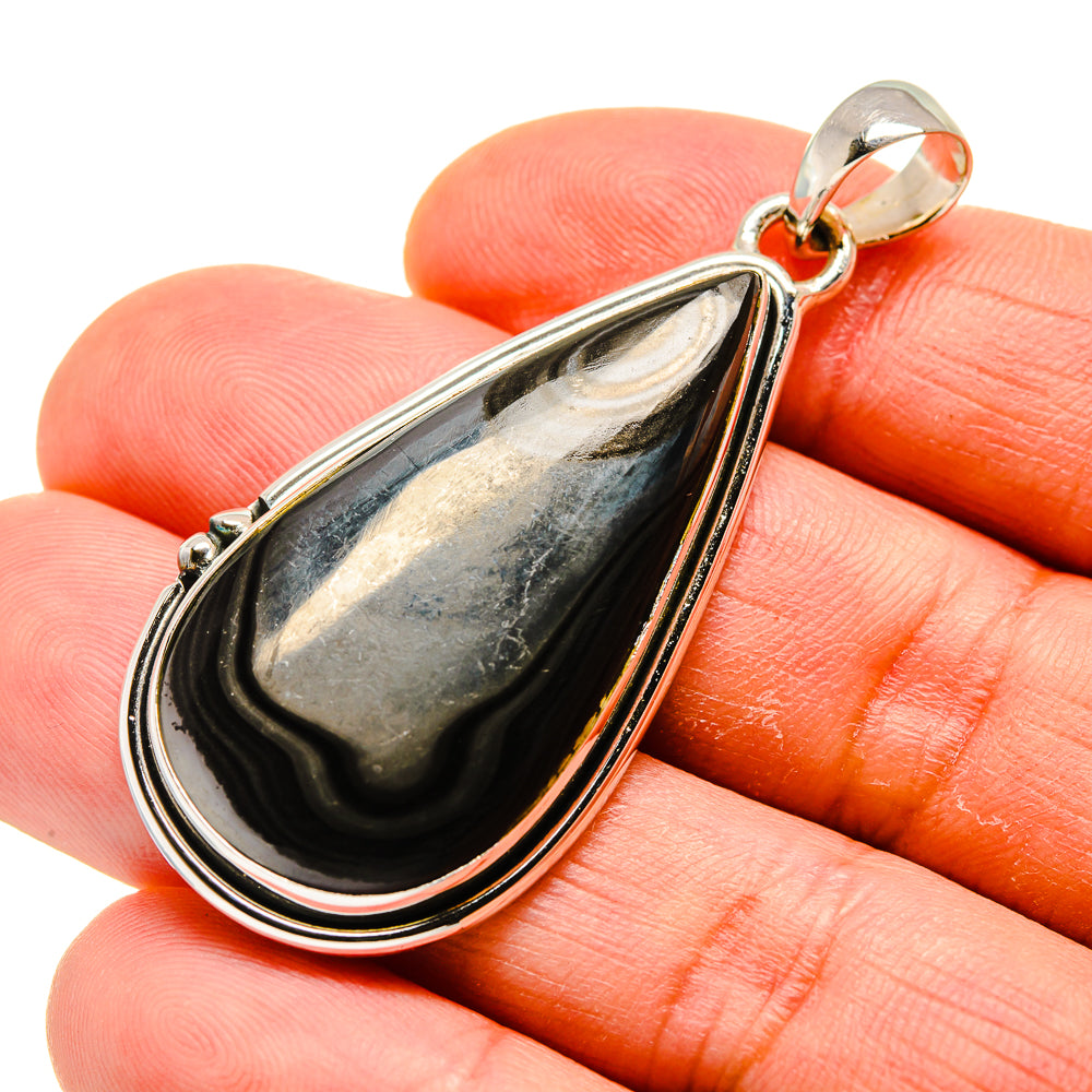 Psilomelane Pendants handcrafted by Anasilvercos - PD749038