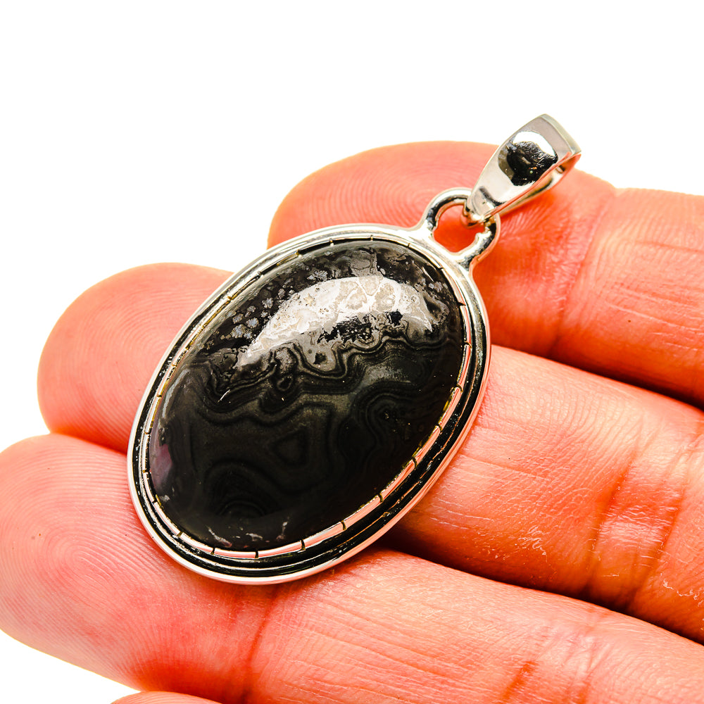 Psilomelane Pendants handcrafted by Anasilvercos - PD749084