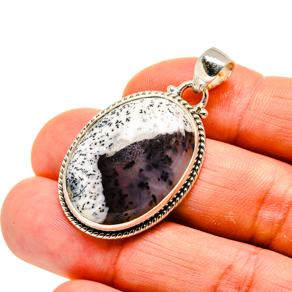 Dendritic Opal Pendants handcrafted by Anasilvercos - PD749094