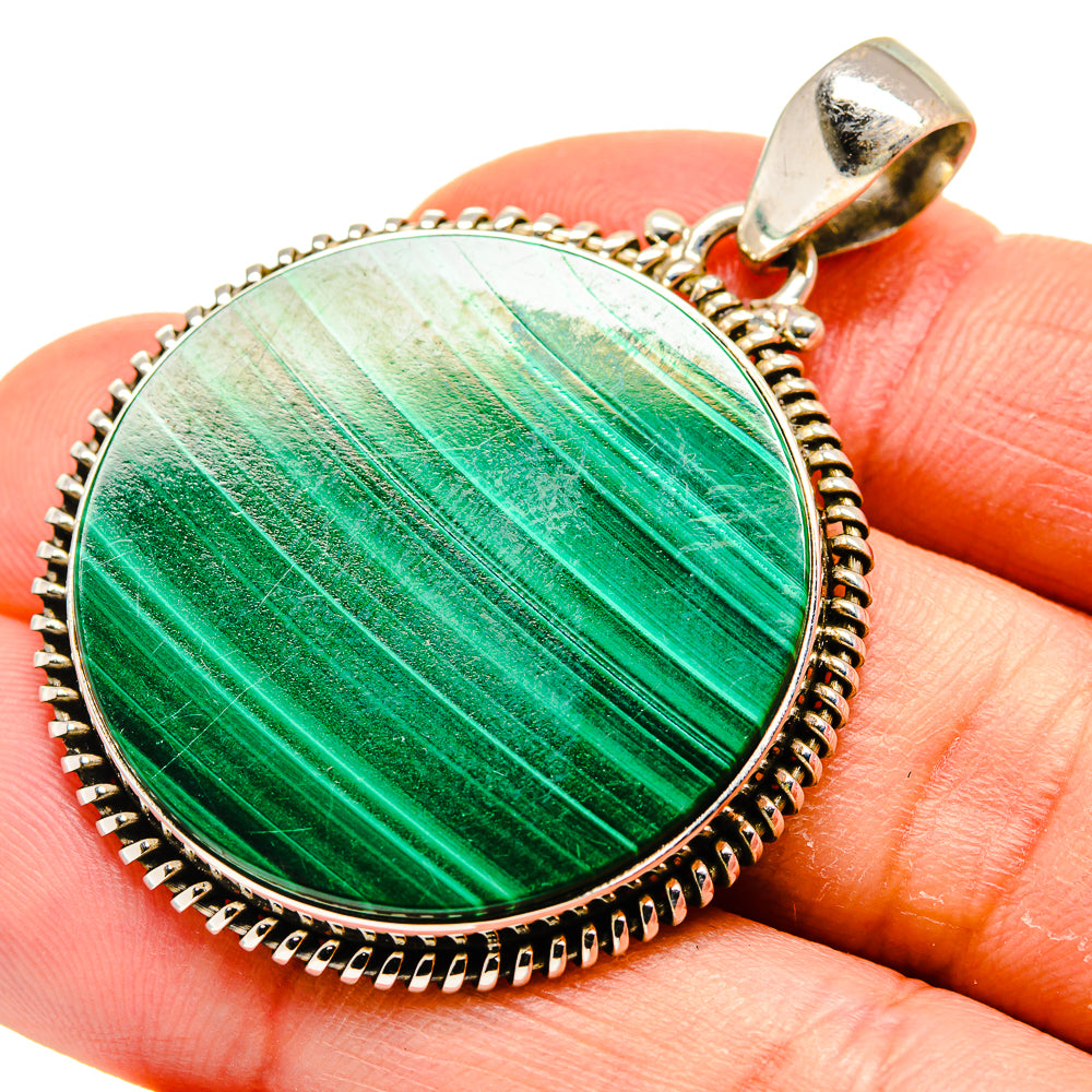 Malachite Pendants handcrafted by Anasilvercos - PD749179
