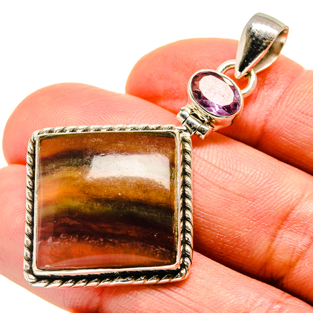 Fluorite Pendants handcrafted by Anasilvercos - PD749213