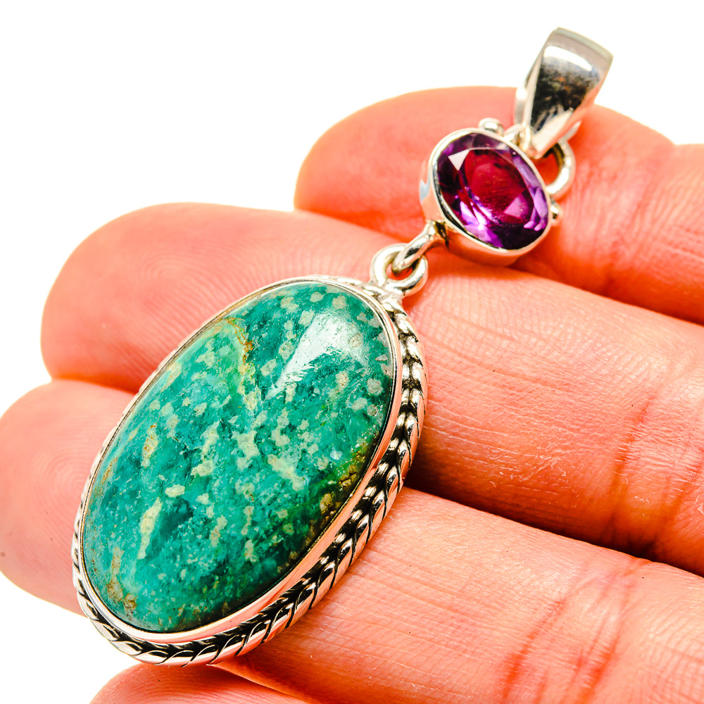 Amazonite Pendants handcrafted by Anasilvercos - PD749217