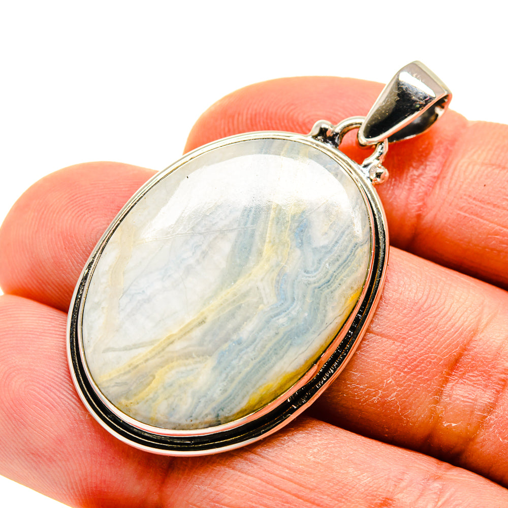 Blue Scheelite Pendants handcrafted by Anasilvercos - PD749248