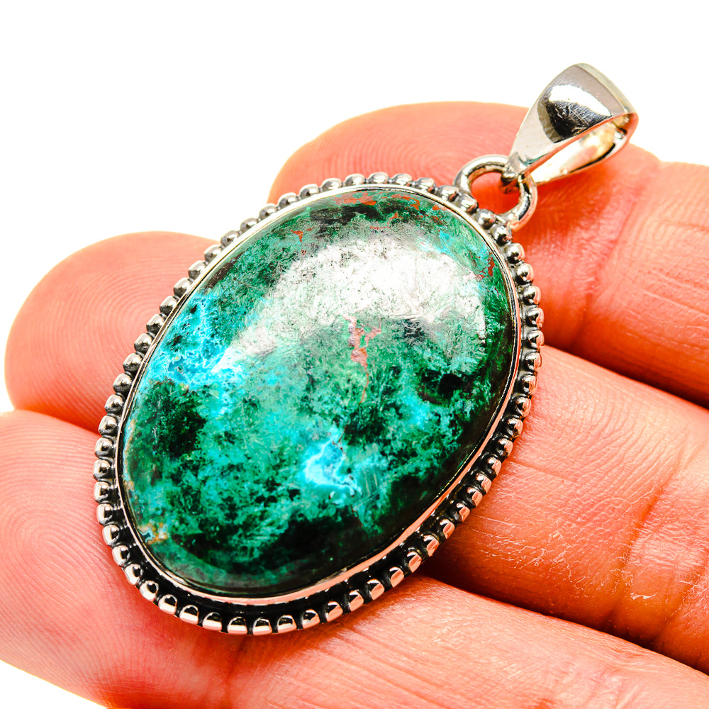 Chrysocolla Pendants handcrafted by Anasilvercos - PD749263