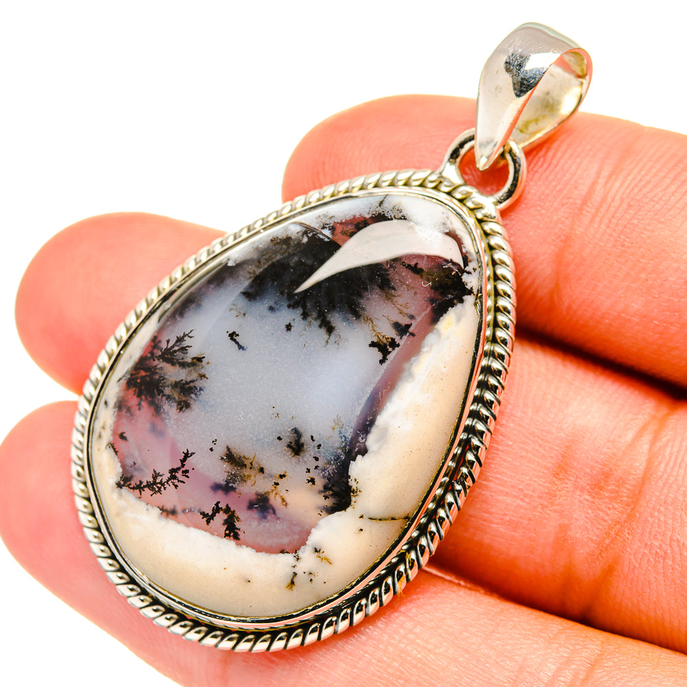 Dendritic Opal Pendants handcrafted by Anasilvercos - PD7493