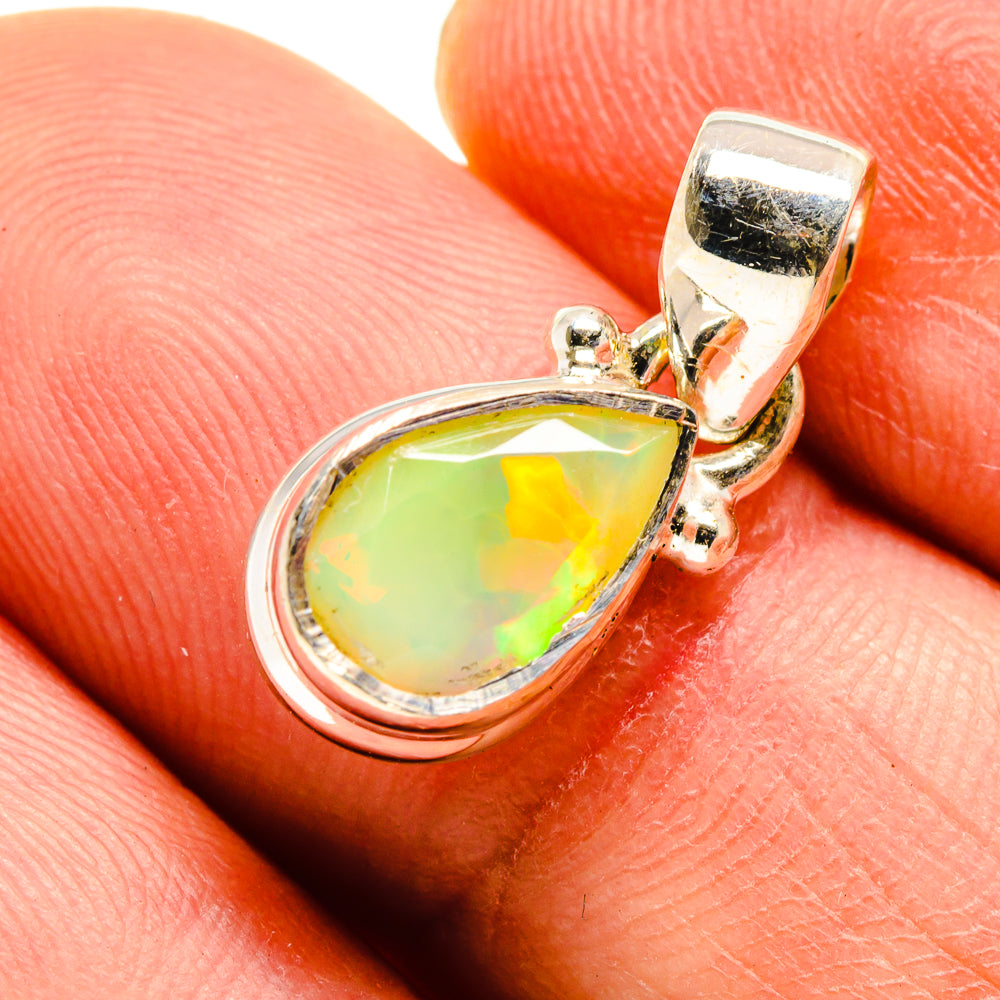 Ethiopian Opal Pendants handcrafted by Anasilvercos - PD749301