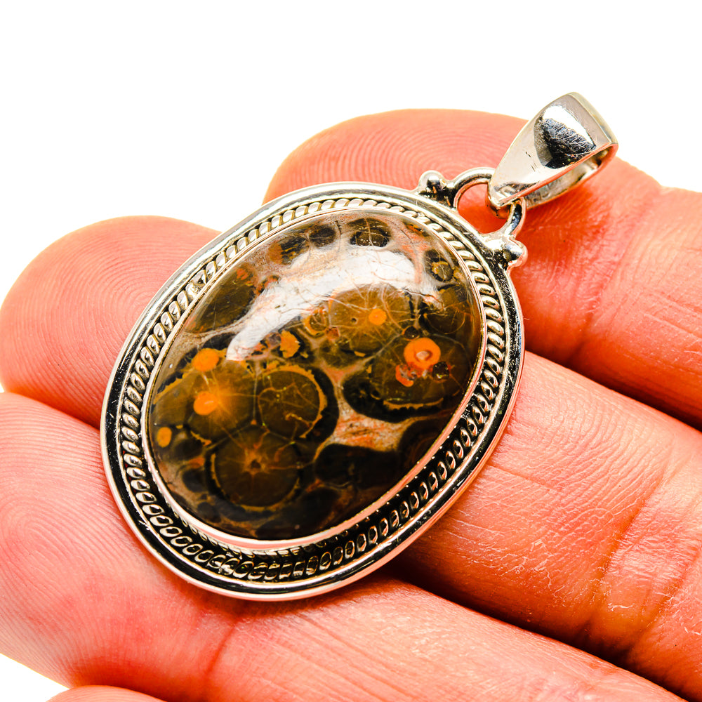 Poppy Jasper Pendants handcrafted by Anasilvercos - PD749356