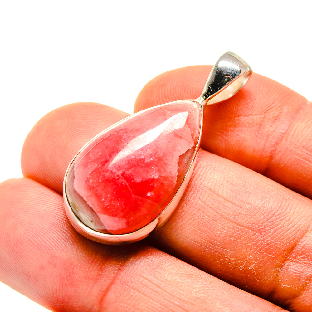 Rhodochrosite Pendants handcrafted by Anasilvercos - PD749403