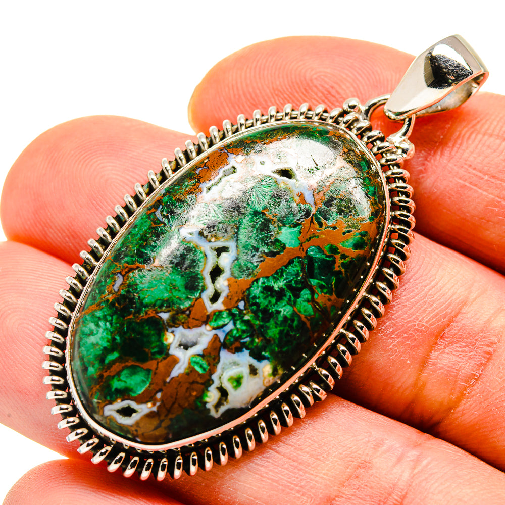 Chrysocolla Pendants handcrafted by Anasilvercos - PD749432