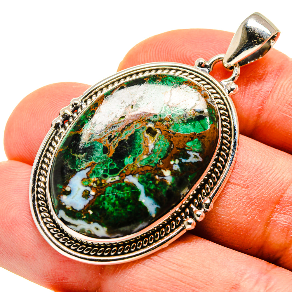 Chrysocolla Pendants handcrafted by Anasilvercos - PD749563