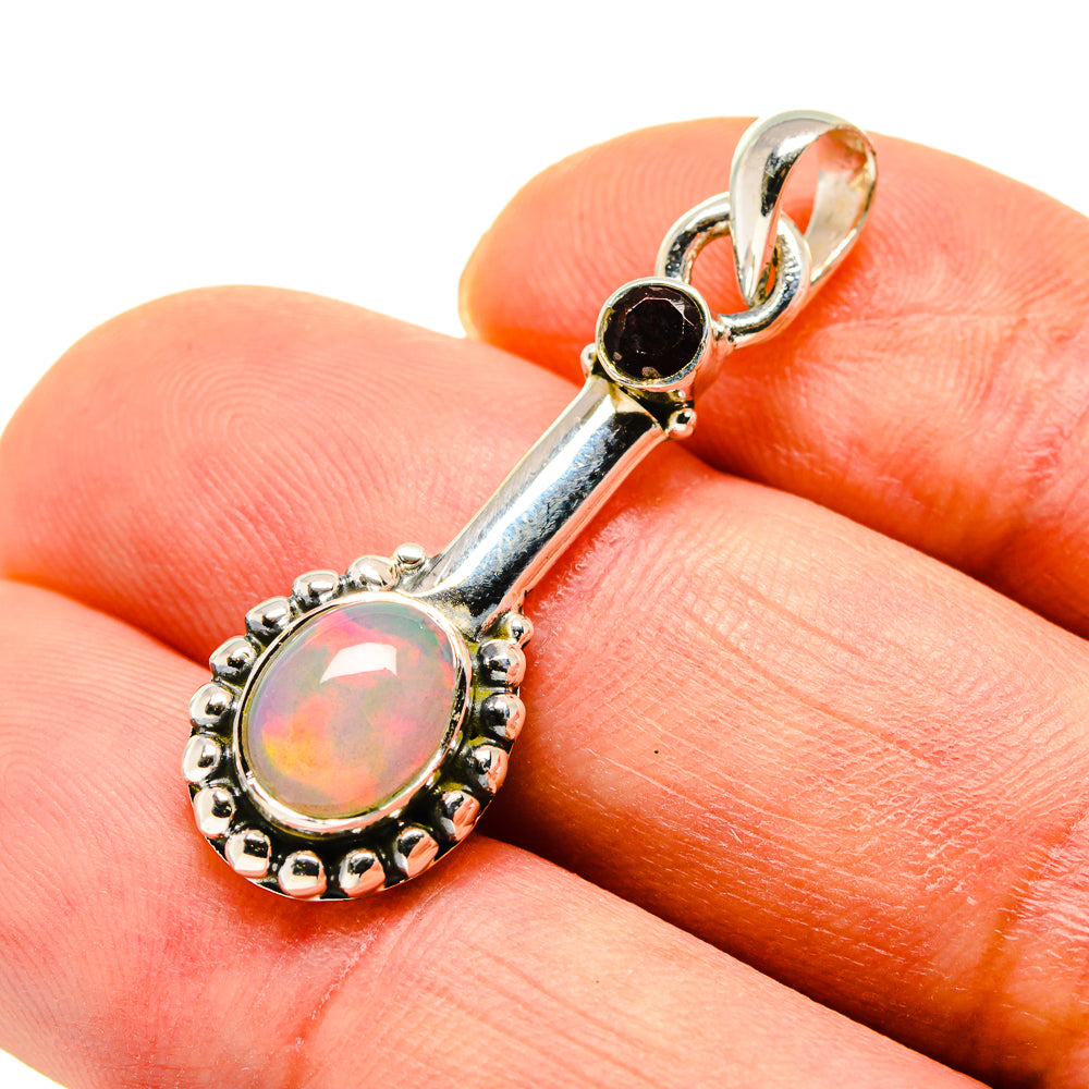 Ethiopian Opal Pendants handcrafted by Anasilvercos - PD749584