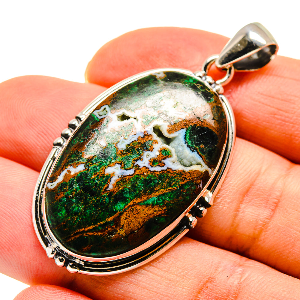 Chrysocolla Pendants handcrafted by Anasilvercos - PD749625