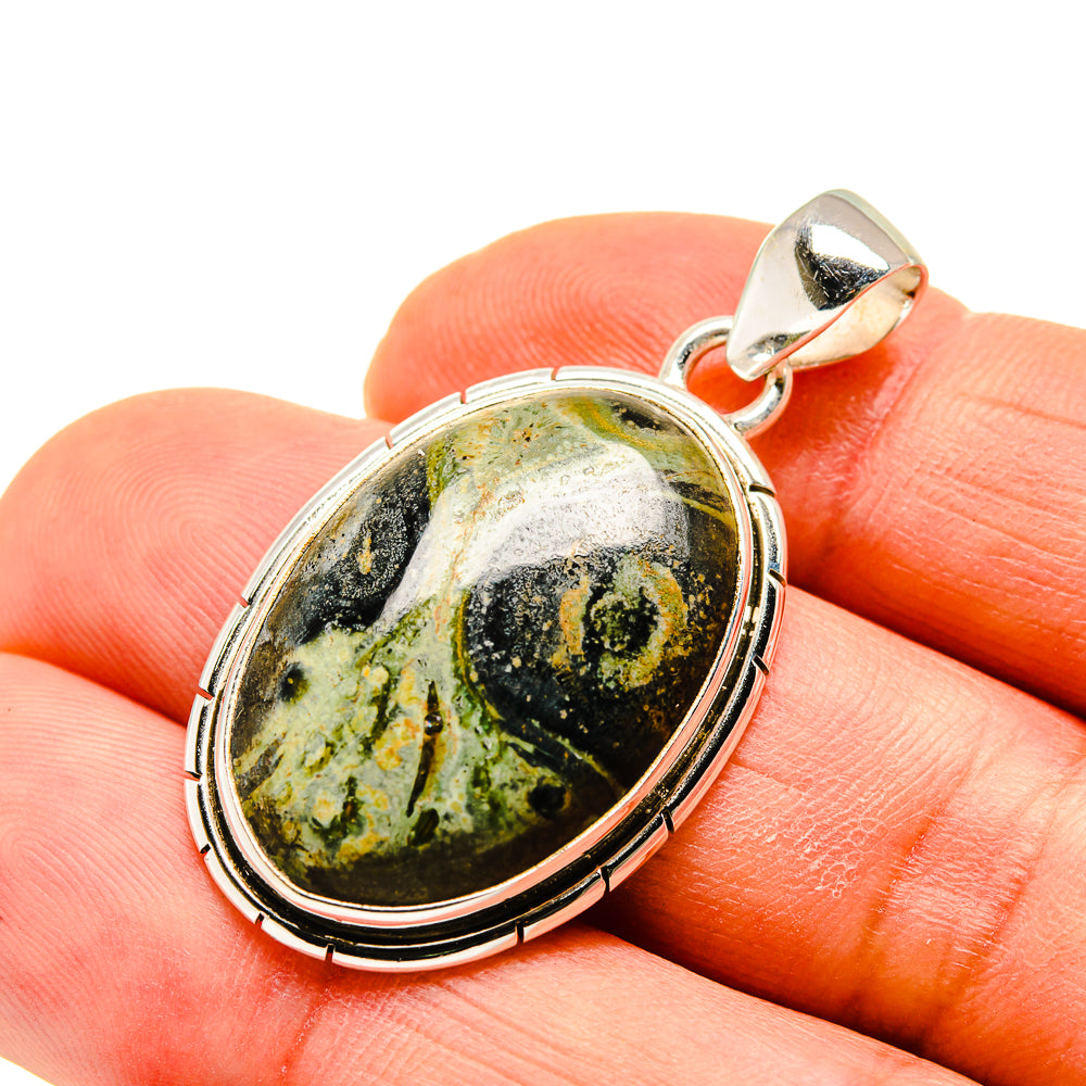 Galaxy Jasper Pendants handcrafted by Anasilvercos - PD749697