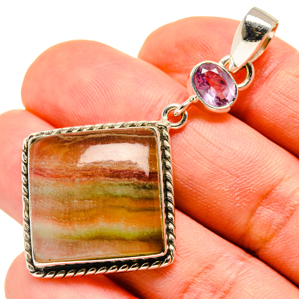 Fluorite Pendants handcrafted by Anasilvercos - PD749741