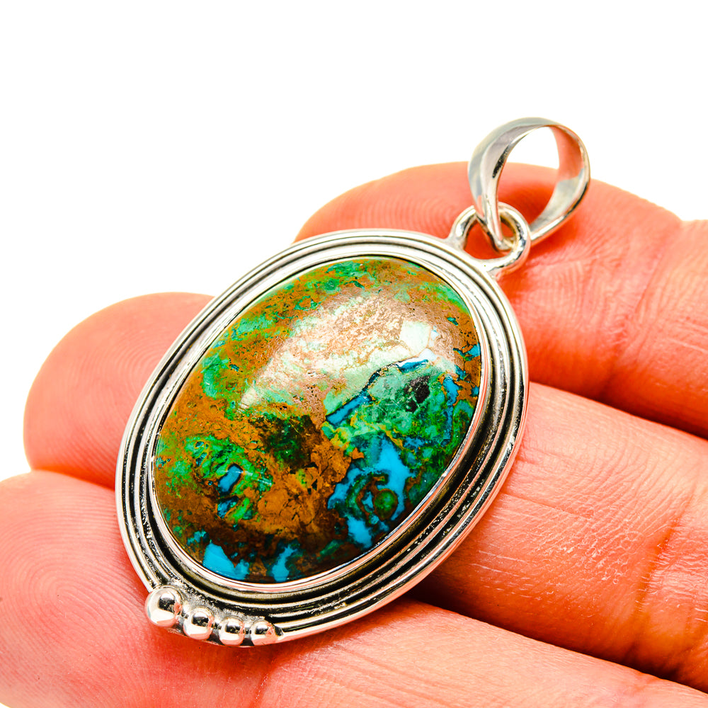 Chrysocolla Pendants handcrafted by Anasilvercos - PD749746