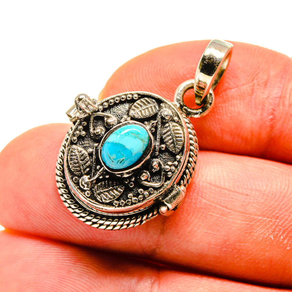 Arizona Turquoise Pendants handcrafted by Anasilvercos - PD749817