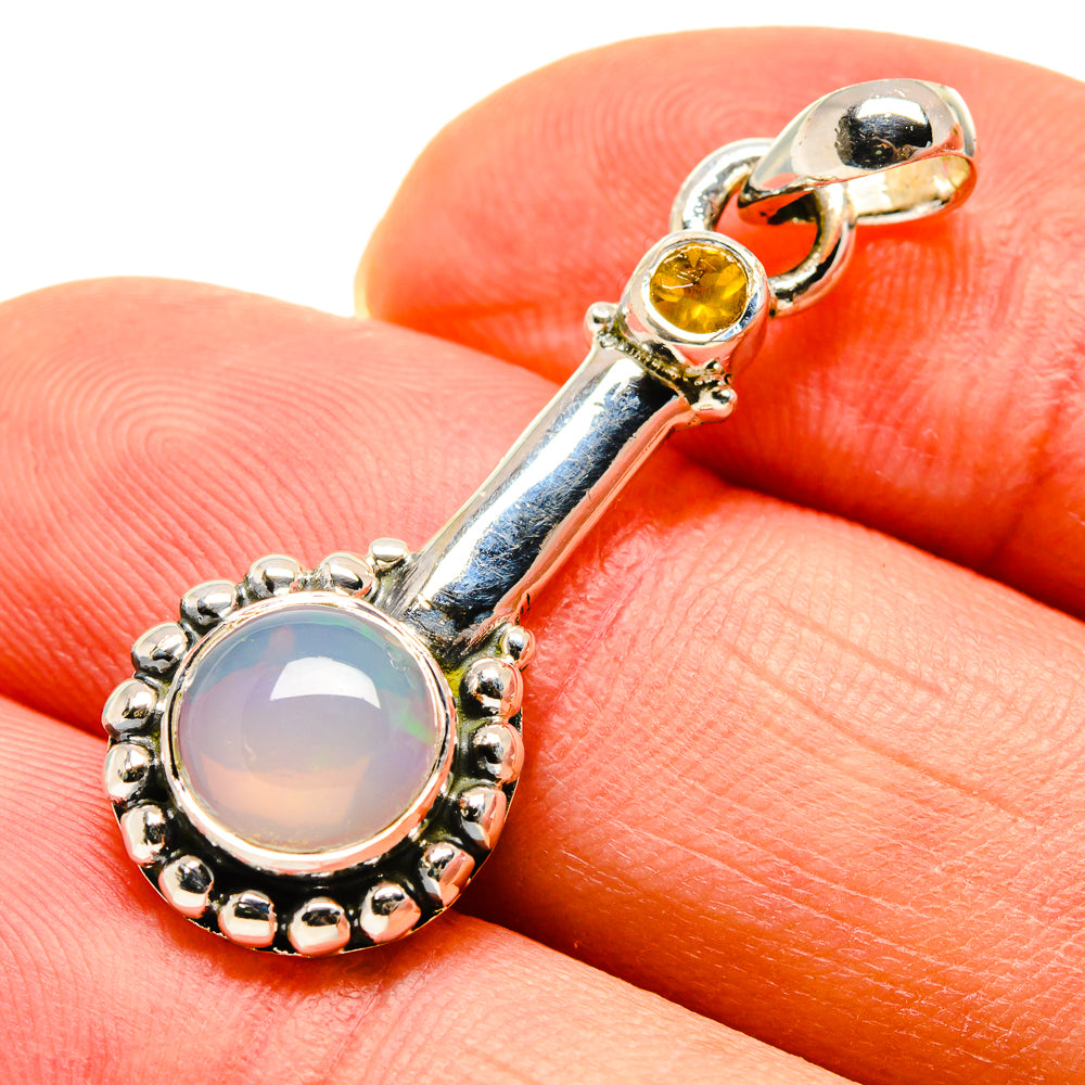 Ethiopian Opal Pendants handcrafted by Anasilvercos - PD749969