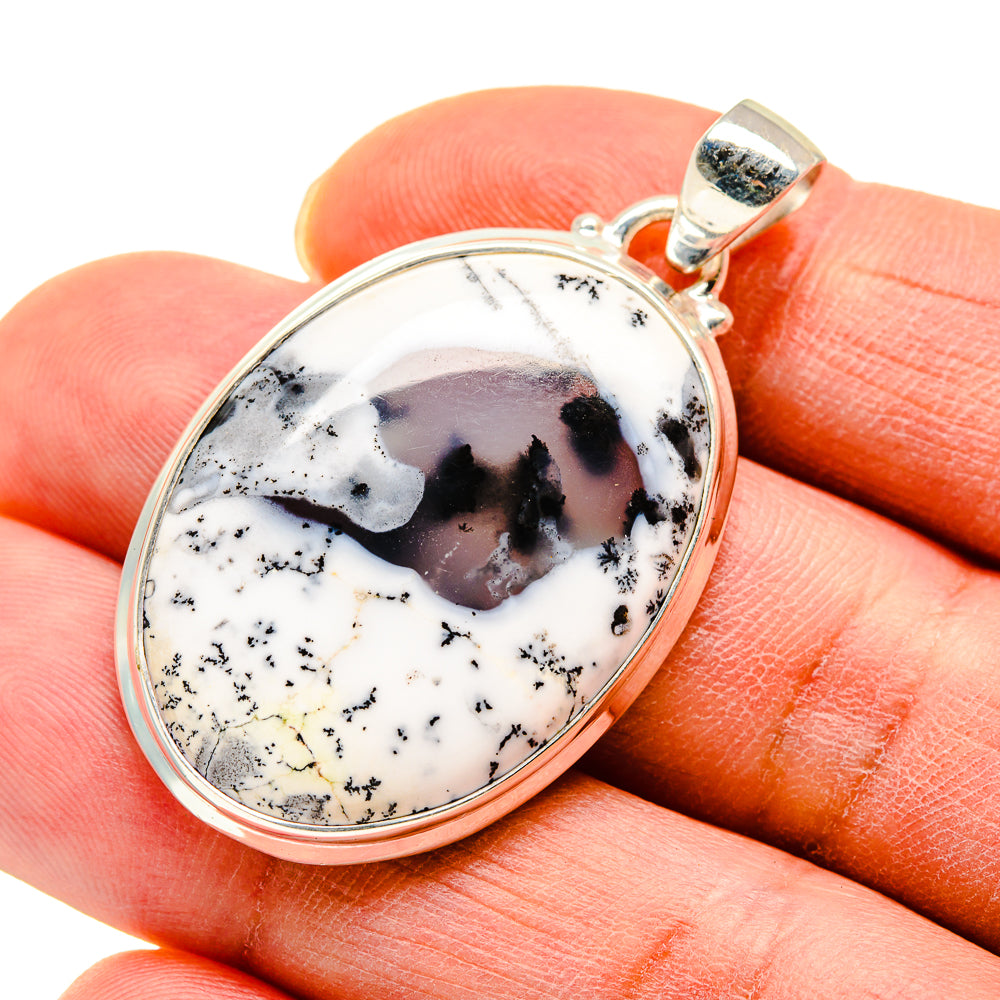 Dendritic Opal Pendants handcrafted by Anasilvercos - PD750025