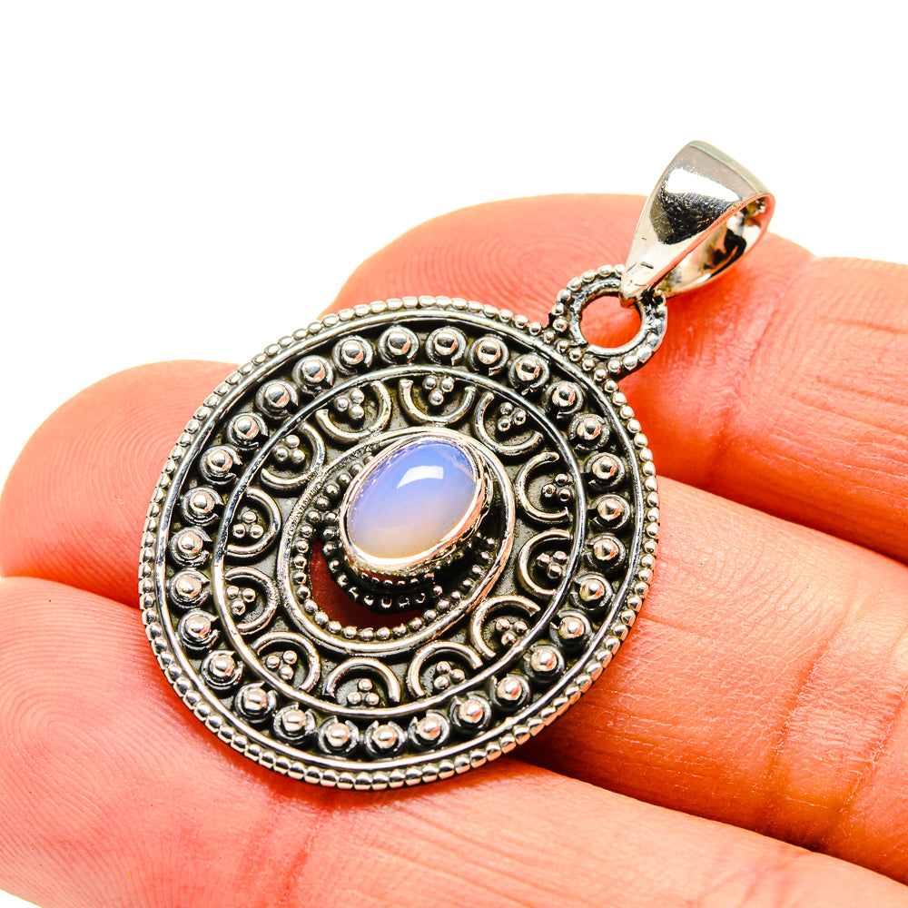Ethiopian Opal Pendants handcrafted by Anasilvercos - PD750263
