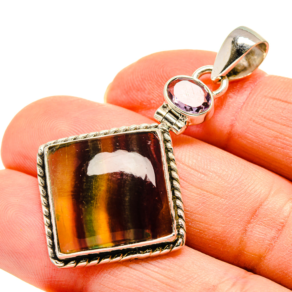 Fluorite Pendants handcrafted by Anasilvercos - PD750285