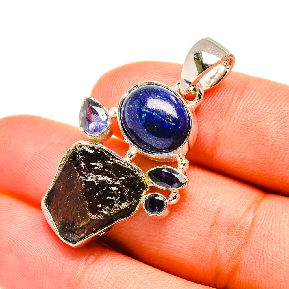 Lapis Lazuli Pendants handcrafted by Anasilvercos - PD7503