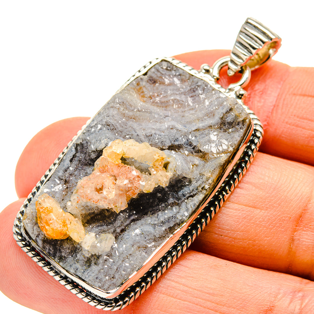 Desert Druzy Pendants handcrafted by Anasilvercos - PD750370