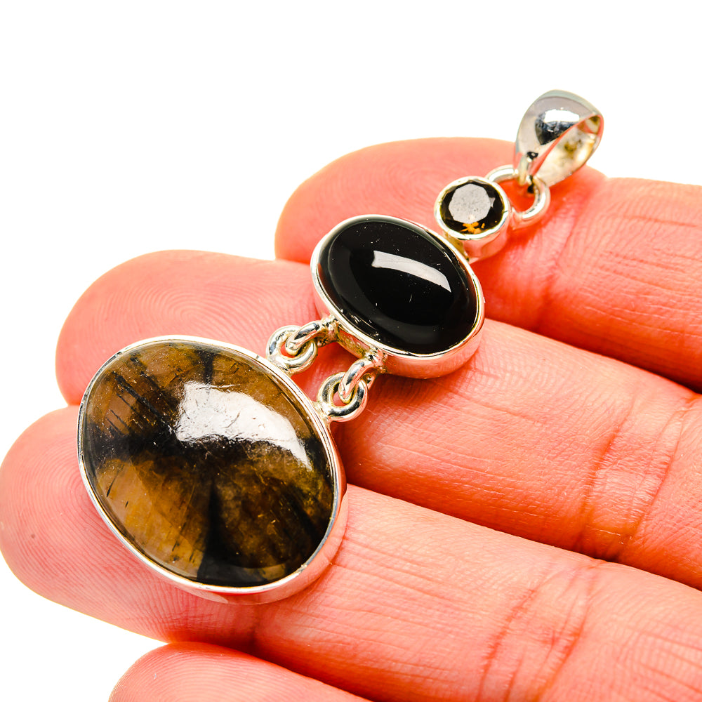 Chiastolite Pendants handcrafted by Anasilvercos - PD750401