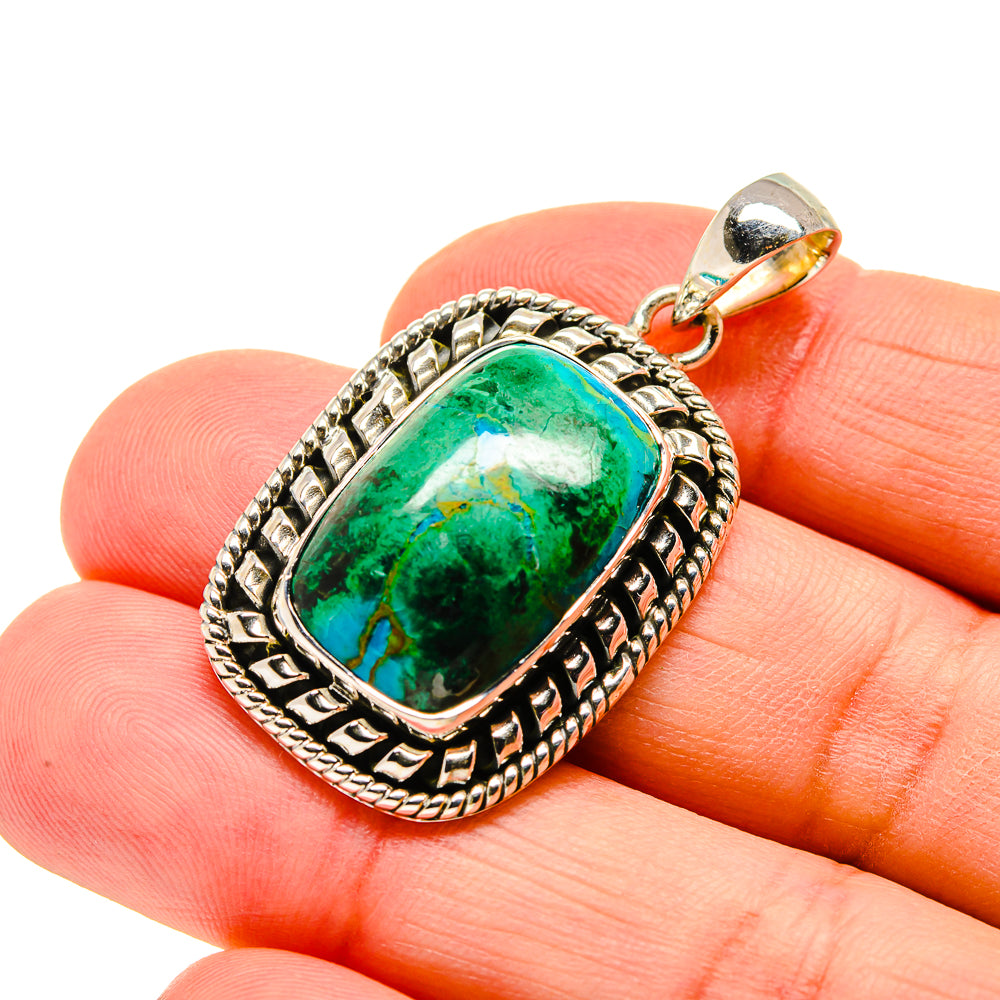 Chrysocolla Pendants handcrafted by Anasilvercos - PD750663