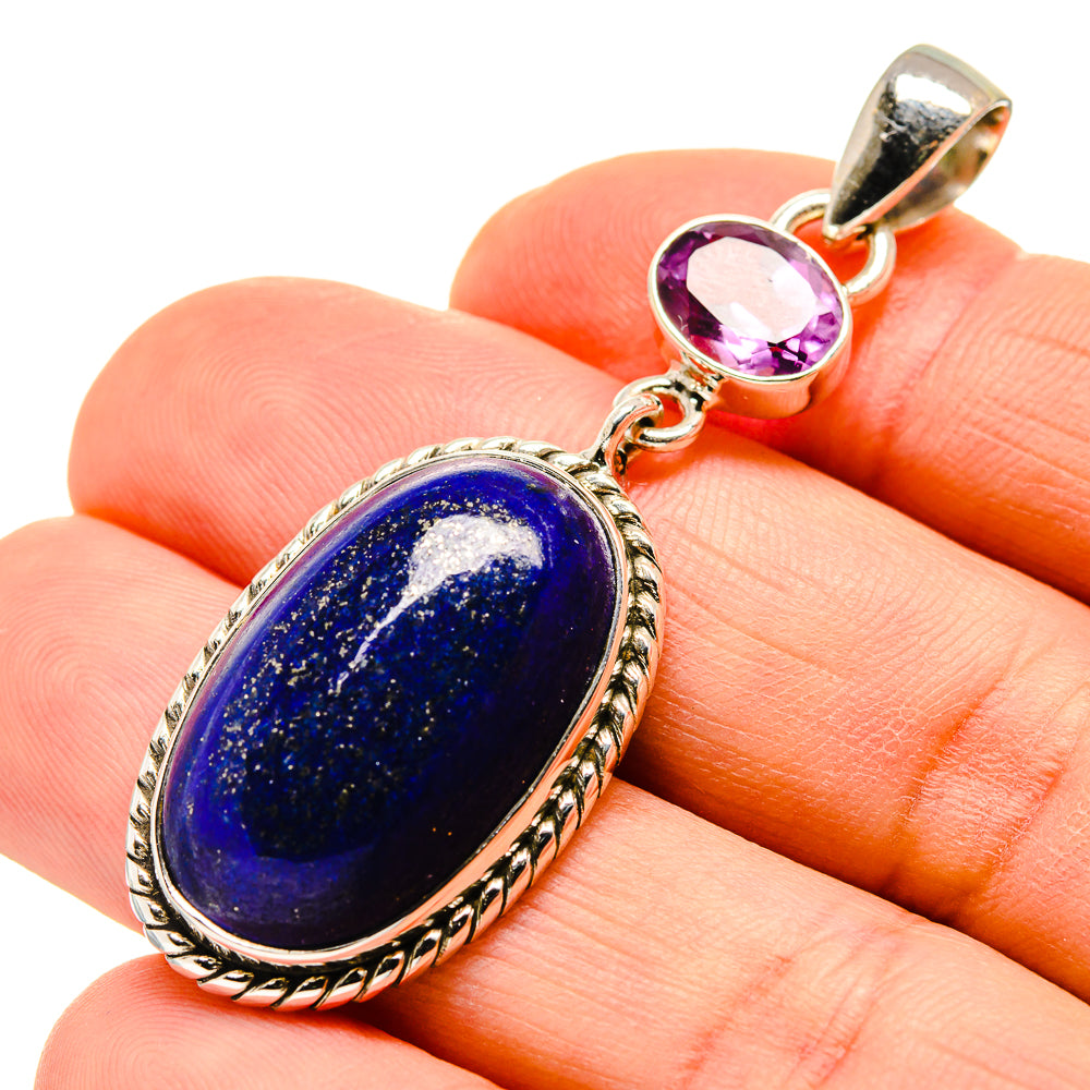 Lapis Lazuli Pendants handcrafted by Anasilvercos - PD750759