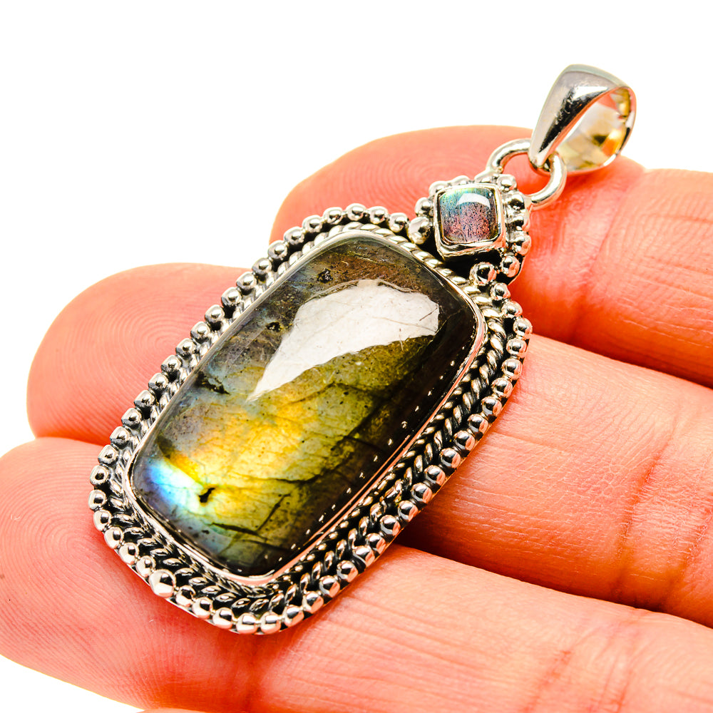 Labradorite Pendants handcrafted by Anasilvercos - PD750765
