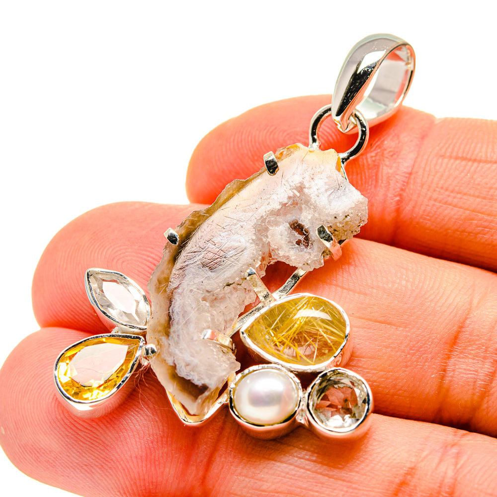 Occo Geode Pendants handcrafted by Anasilvercos - PD750805