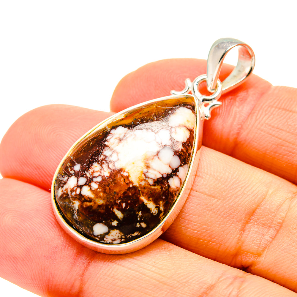 Peanut Wood Jasper Pendants handcrafted by Anasilvercos - PD750942